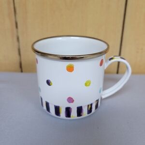 Mackenzie-Childs Penguin Enamel Mug
